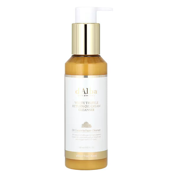 d'Alba, White Truffle Return Oil Cream Cleanser, 5.07 fl oz 150 ml