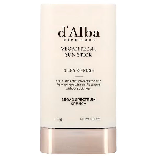 d'Alba, Vegan Fresh Sun Stick, SPF 50+, 0.7 oz 19 g
