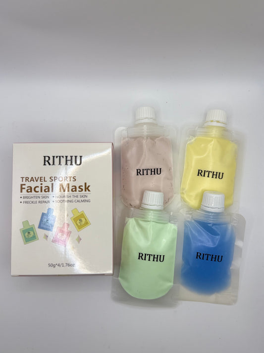 Rithu Travel Sports Facial Mask Set
