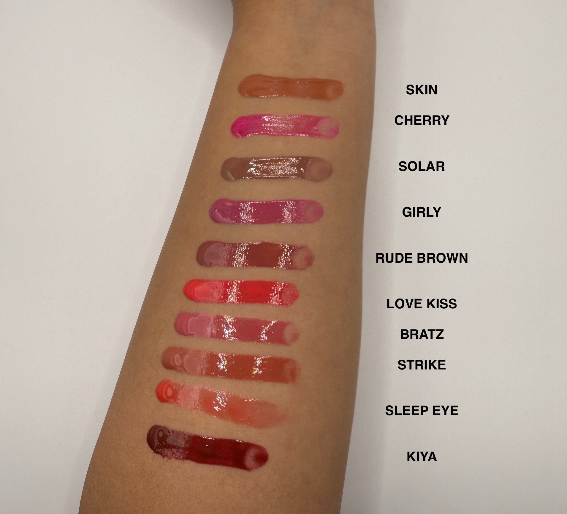 RITHU Lip Gloss Shade: RUDE BROWN