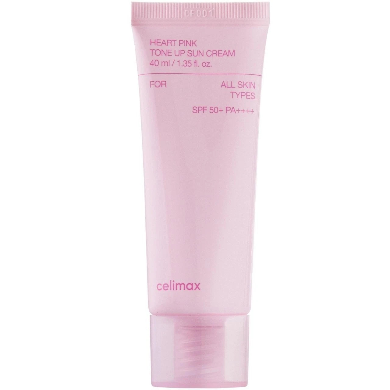 Celimax Heart Pink Tone Up Sun Cream SPF 50+ Moisturizing Sunscreen - 40 ml